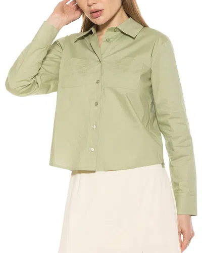 Alexia Admor Roxanne Shirt In Green