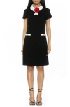 Alexia Admor Women's Sandra Rose Collar Shift Dress In Black
