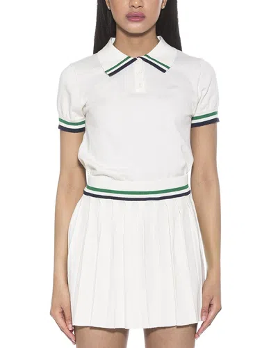 Alexia Admor Serena A Line Skirt In White