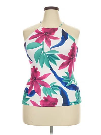 Pre-owned Alexia Admor Sleeveless Blouse In White