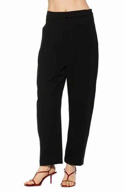 Alexia Admor Solene Barrel Leg Pants In Black
