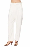 Alexia Admor Solene Barrel Leg Pants In White