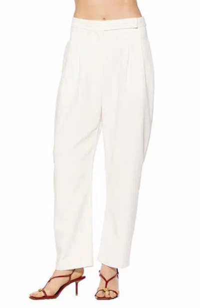 Alexia Admor Solene Barrel Leg Pants In White