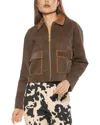 Alexia Admor Sorell Utility Jacket In Brown