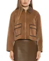 Alexia Admor Sorell Utility Jacket In Brown