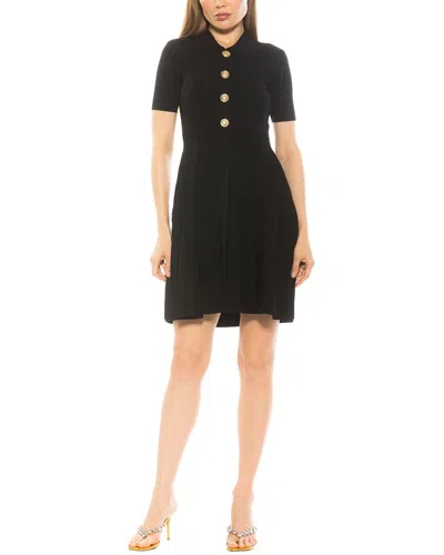 Alexia Admor Soren A-line Dress In Black