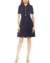 Alexia Admor Soren Short Sleeve Fit & Flare Sweater Dress