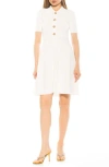 Alexia Admor Soren Dress In Ivory