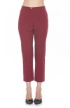 Alexia Admor Stefan Ankle Pants In Red
