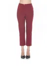 Alexia Admor Stefan Ankle Pants In Red