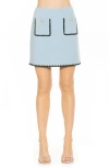 Alexia Admor Faith Skirt In Halogen Blue