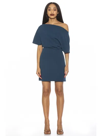 Alexia Admor Suri Dress In Blue