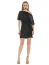 Alexia Admor Suri Sequin Dress In Black