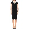 Alexia Admor Tati Cape Sheath Dress In Black