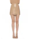 Alexia Admor Tina Leather Skirt In Multi