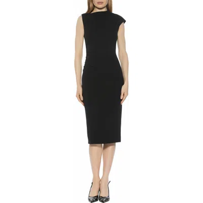 Alexia Admor Vaila Midi Sheath Dress In Black