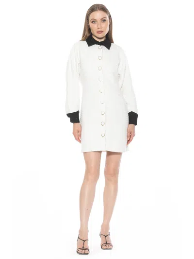 Alexia Admor Velvete Tweed Dresss In Multi