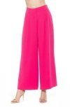 Alexia Admor Women's Kari Pleated Wide Leg Pants In Pink