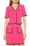 Alexia Admor Willa Top In Pink