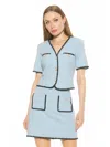 Alexia Admor Women's Willa Embroidered Edge Jacket In Multi