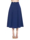 ALEXIA ADMOR WOMEN'S ALEXIA ADMOR ELINE PLAID TWILL MIDI SKIRT
