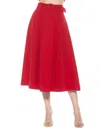 Alexia Admor Eline Skirt In Red
