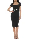 Alexia Admor Alma Sheath Midi Dress In Black