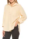 Alexia Admor Women's Amber Boyfriend Fit Classic Shirt In Beige