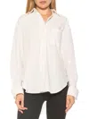 Alexia Admor Women's Amber Boyfriend Fit Classic Shirt In Ivory