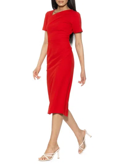 Alexia Admor Women's Angelica Midaxi Sheath Dress In Red