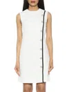 Alexia Admor Women's Armani Button Shift Dress In Ivory