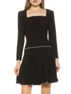 Alexia Admor Women's Ashanti Pleated Mini Dress In Black