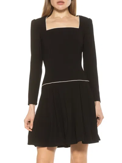 Alexia Admor Women's Ashanti Pleated Mini Dress In Black