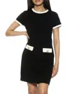 Alexia Admor Women's Carys Contrast Trim Mini Dress In Black