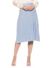 Alexia Admor Eliza Pleated Knit Skirt In Halogen