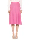 Alexia Admor Eliza Pleated Knit Skirt In Pink