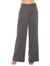 Alexia Admor Elodie Pinstripe Pants In Grey Stripe