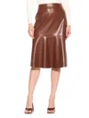 ALEXIA ADMOR WOMEN'S EZRA FAUX LEATHER MIDI SKIRT