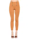 Alexia Admor Freyja Classic High Waist Ponte Leggings In Camel