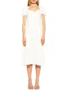 Alexia Admor Women's Gracie Sweetheart Neck Midi Dress In Ivory