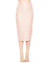 Alexia Admor Women's Jacki Lace Midi Pencil Skirt In Blush