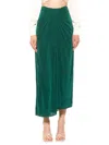 ALEXIA ADMOR WOMEN'S JEANETTE DRAPE MIDI SKIRT