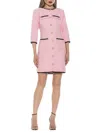 Alexia Admor Women's Kairo Tweed Mini Dress In Pink