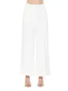 Alexia Admor Elodie Pinstripe Pants In Ivory