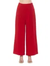 Alexia Admor Women's Kari Pleated Wide Leg Pants In Red