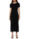 Alexia Admor Women's Keiko Rib Knit Midi Sheath Dress In Black