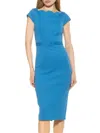 Alexia Admor Women's Lavinia Belted Midi Dress In Cerulean