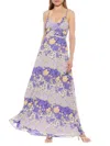 Alexia Admor Women's Layla Flower Maxi Dress In Lilac Floral