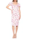 Alexia Admor Women's Micaela Midaxi Sheath Dress In Ivory Floral