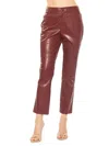 ALEXIA ADMOR WOMEN'S MILA FAUX LEATHER CAPRIS